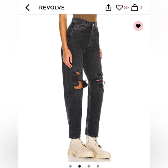 Agolde gray jeans size 25